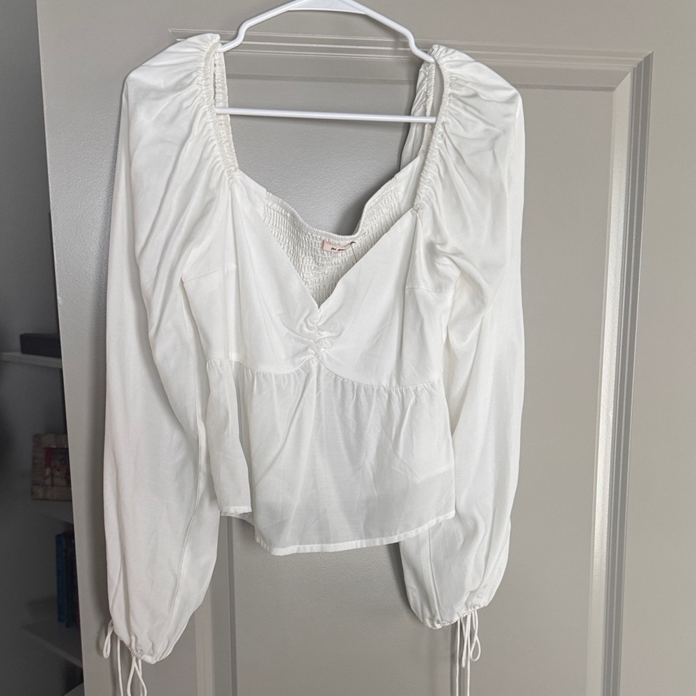Francesca’s White Women's Blouse